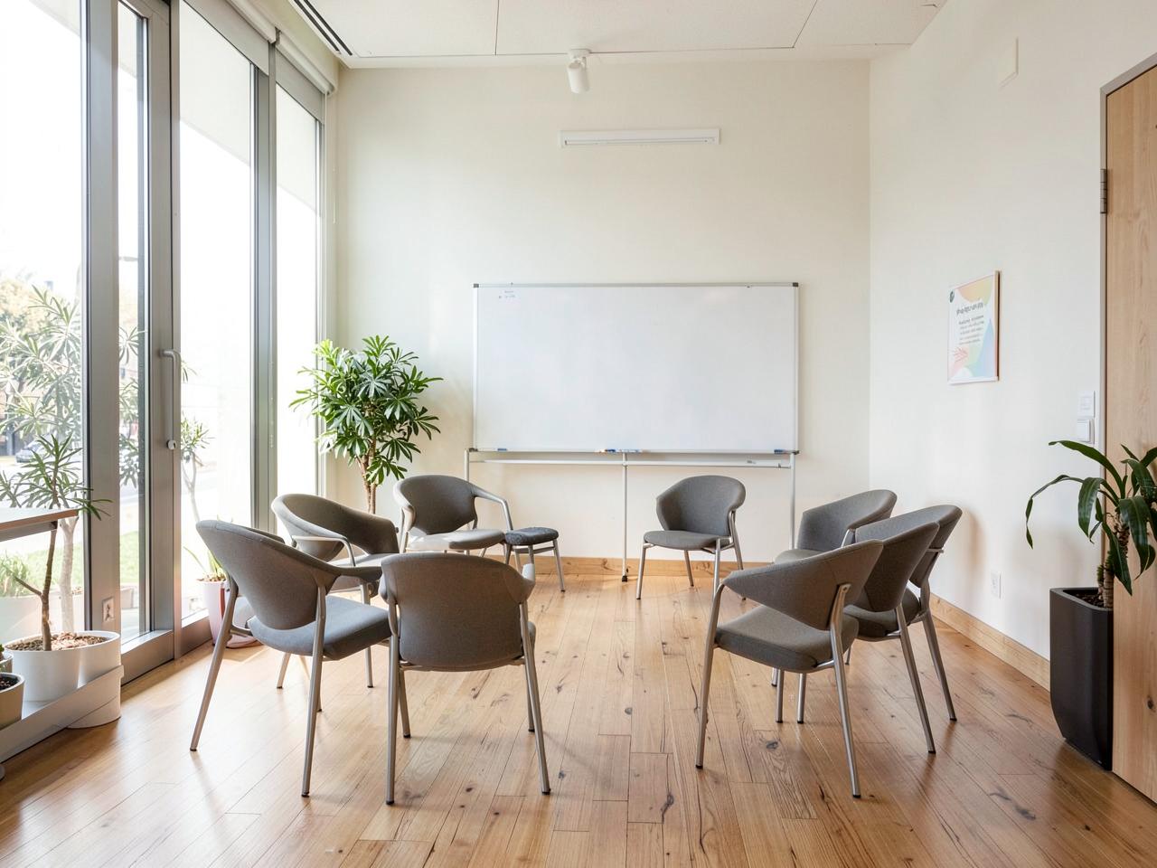 Group therapy room